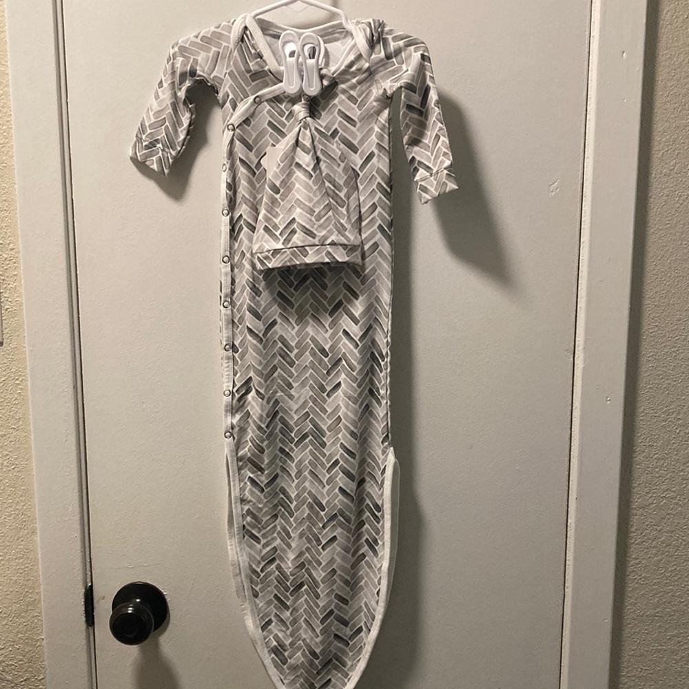 Copper Pearl Knotted Sleep Gown